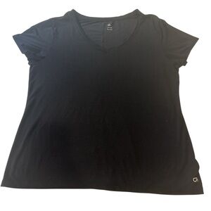 GAPFIT BREATHE WOMENS V- NECK BLACK TOP
SIZE - L
